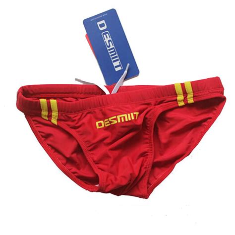 buy desmiit mens swim briefs sexy gay men swimwear swimming trunks man bikini