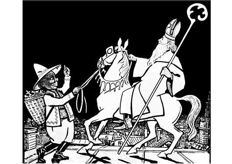 Coloriage SaintNicolas et le Père Fouettard  img 20612