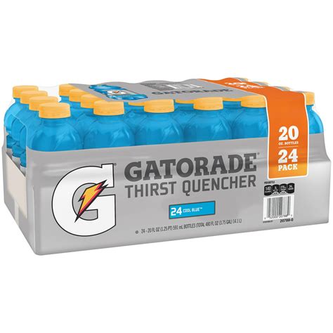 Gatorade Cool Blue Thirst Quencher 24 20 Oz Bottles