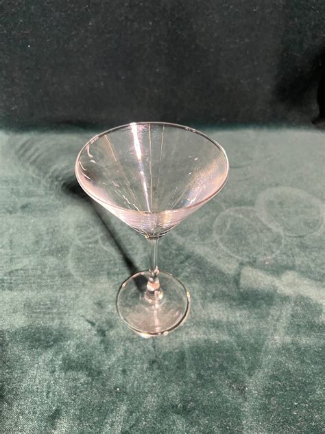 Set Of 7 Cristal D Arques Martini Glasses Other Decorative Collectibles