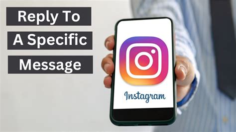 How To Reply To Specific Message On Instagram Youtube