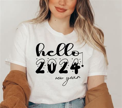 Hello 2024 Svg Welcome 2024 Svg New Year Svg Christmas Svg Etsy