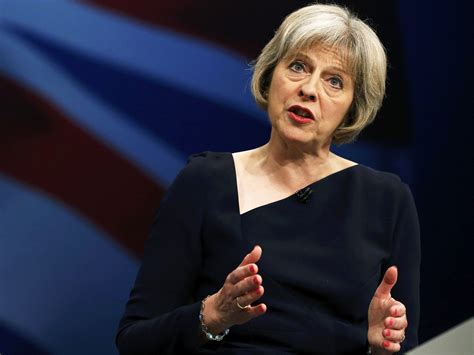 Theresa May Tory Conference Speech Home Secretary Sparks Outrage With