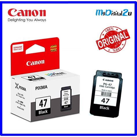 Canon catridge pg 47 black original pg47 hitam printer e400. Canon PG-47 Black/ CL-57/ Combo/ Twin Ink Cartridge ...