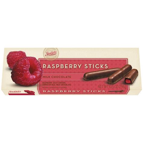 Sweets 105 Oz Milk Chocolate And Raspberry Sticks By Sweets At Fleet