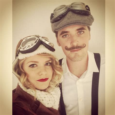 Amelia Earhart And Orville Wright Halloween Couples Costumes Couple