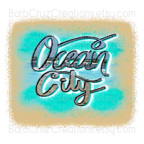 Ocean City Beach Customized Ts Custom Ts Waterslides Ocean