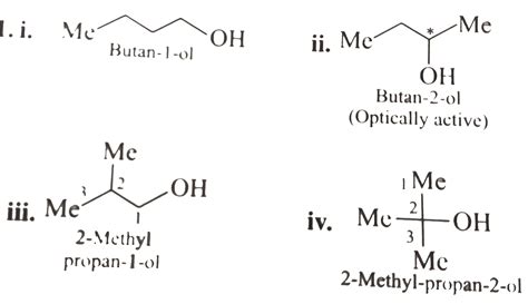 C4h10o Isomers