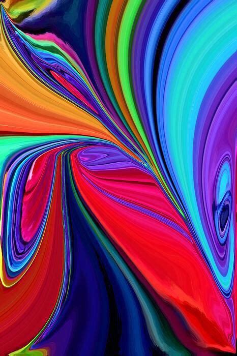 Vibrant Color Art Abstract Abstract Art Colorful Art