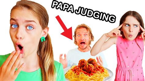 Papa Judges Pasta Twin Telepathy Challenge By The Norris