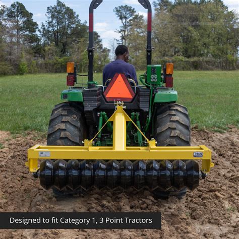 72” Wide 3 Point Cultipacker For Cat 1 Tractors Quick Hitch