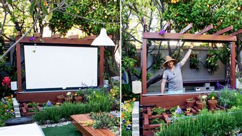 Lifestyle expert carey reilly shares her 5 simple steps to creating the perfect outdoor cinema. Show Thyme: How to Build an Outdoor Theater in Your Garden ...