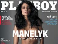 Naked Manelik González in Playboy Magazine