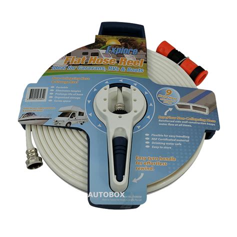 Rv drinking water hoses are merely for what the name dictates, drinking. Explore Drinking Water Flat Hose with Reel FHR030 | Autobox