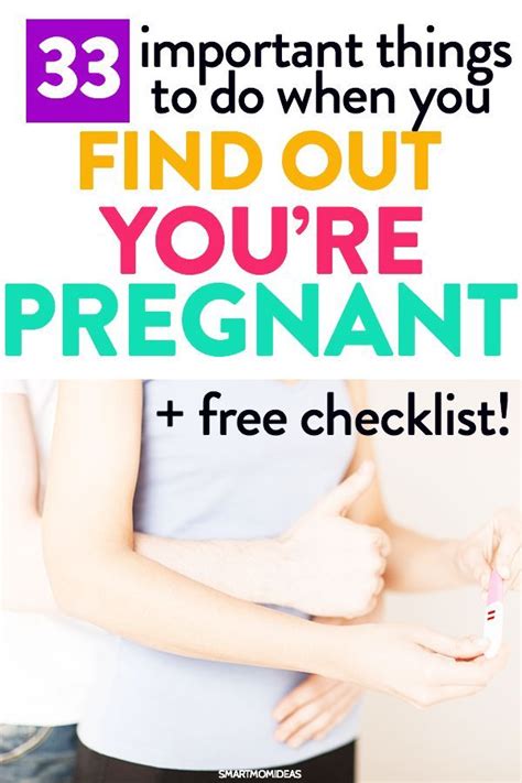 33 Things To Do Once You Find Out You Re Pregnant First Trimester