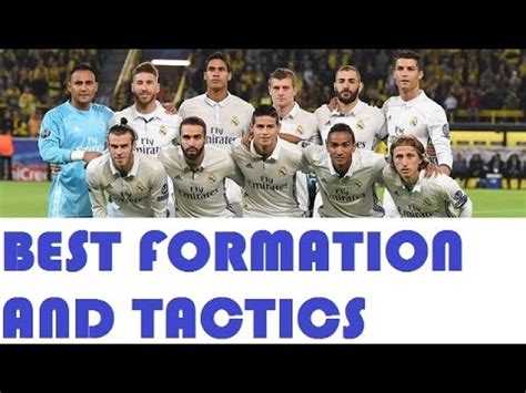 Real madrid club de fútbol, sometimes known as just real madrid, is a spanish football club from madrid, spain. Pro Evolution Soccer 2017 Best Formation and Tactics - For ...