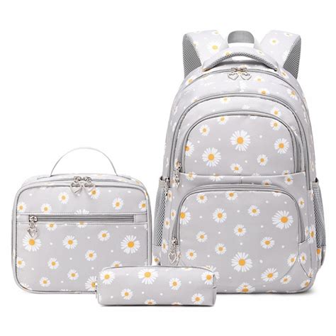 Daisy Bookbag School Backpack For Girls Large Capacity Kids Bags Wth