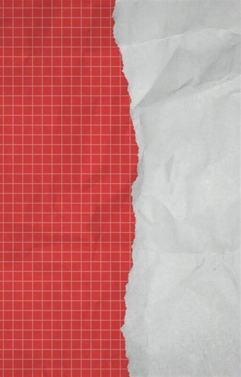 papel cuadricula roja rasgado | Fondos de word, Fondos de portada