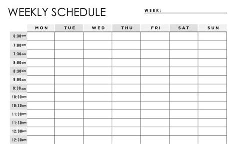 See more ideas about schedule planner, aesthetic template, schedule templates. Weekly Schedule | Weekly schedule, Study planner free, Study planner printable