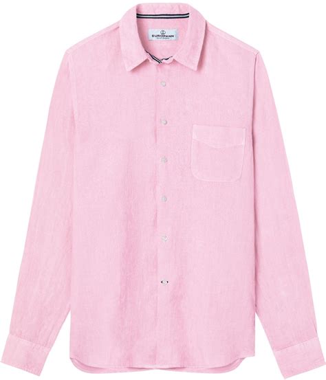 Plain Pink Color Shirt For Men Quality Brand Europann