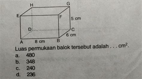 Cara Mudah Menghitung Luas Permukaan Kubus Dan Balok YouTube