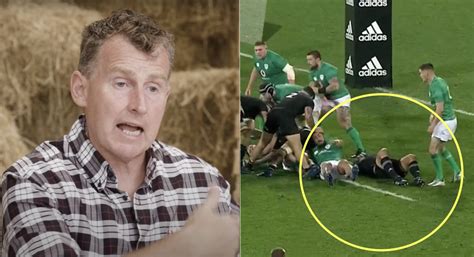 Nigel Owens On The Controversial Ireland Red Card That Was Ignored Rugby Onslaught