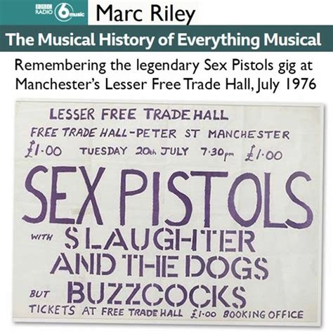 listen to music albums featuring remembering the legendary sex pistols gig at manchester s