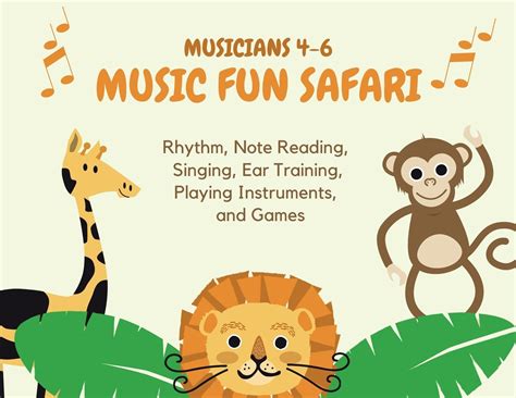 Music Fun Safari at Confident Voice Studio - Confident ...