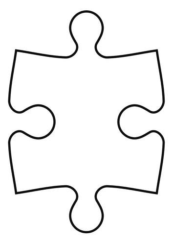 Printable puzzle pieces template lovetoknow. Puzzles, Puzzle pieces and Autism on Pinterest
