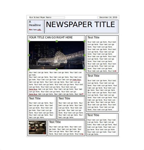 It is the basic facts of a story that is currently happening or that just happened. Classroom Newspaper Template - 8+ Free Word, PDF, PPT Documents Download! | Free & Premium Templates