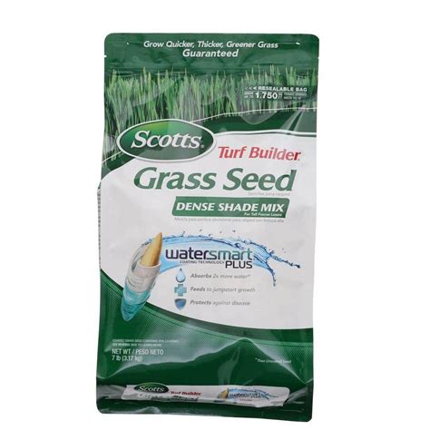 Scotts Turf Builder 7 Lb Grass Seed Dense Shade Mix For Tall Fescue