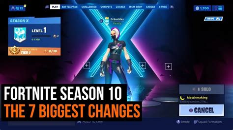All the current leaks we have of season 10 in fortnite battle royale and everything you need to know about season 10 in fortnite. Fortnite Season 10 - The 7 biggest changes - YouTube