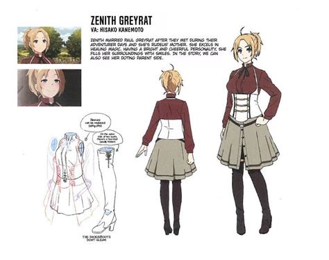 zenith greyrat from tv anime mushoku tensei isekai ittara honki dasu anime characters list