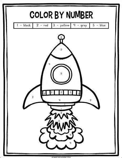 Outer Space Preschool And Kindergarten Math Worksheets Packet Space