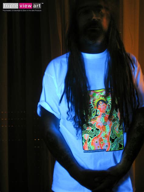 Chakra Girl Uv Blacklight Fluorescent And Glow In The Dark Psychedelic