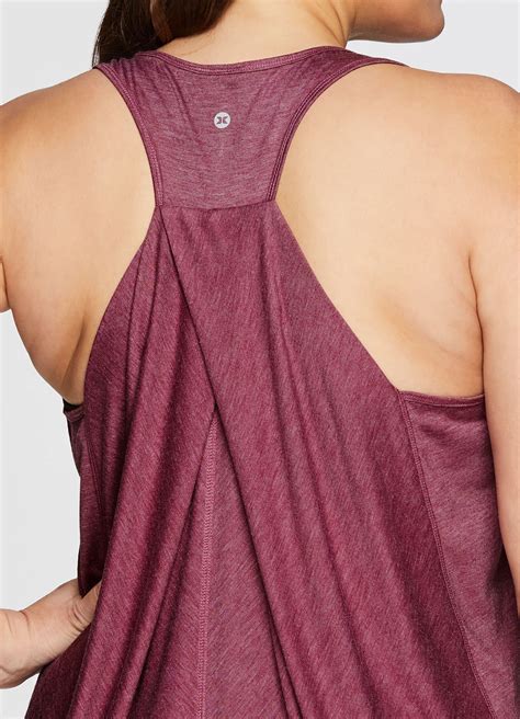 Plus Prime Relaxed Twist Back Tank Top Rbx Active