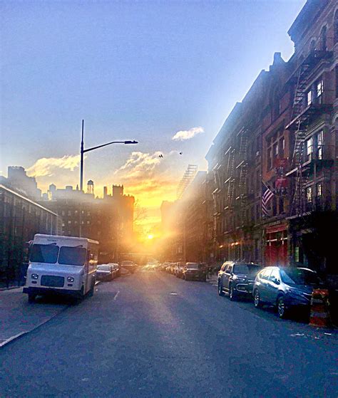 Manhattanhenge Sunrise Danny Daly Flickr