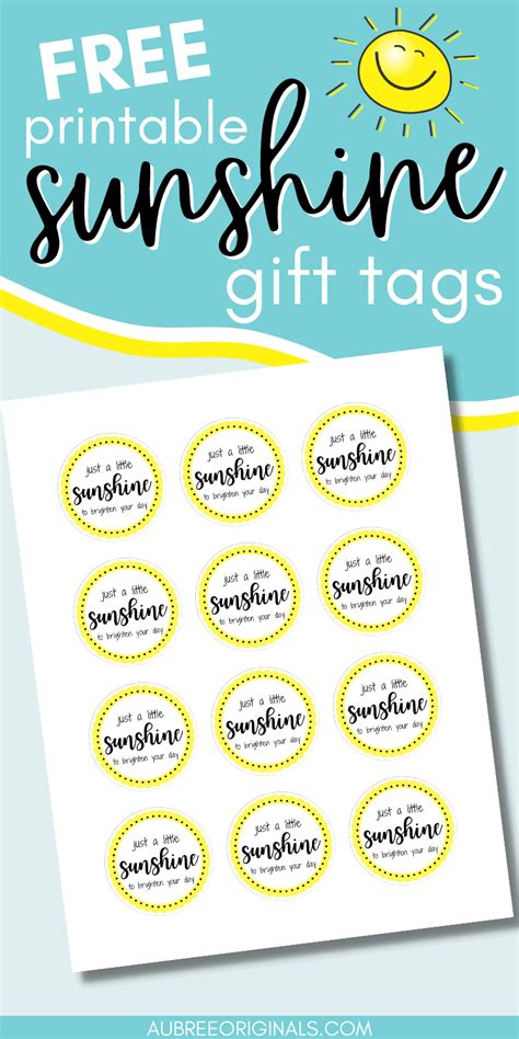 Diy Yellow Sunshine Gift Ideas And Free Printables Artofit