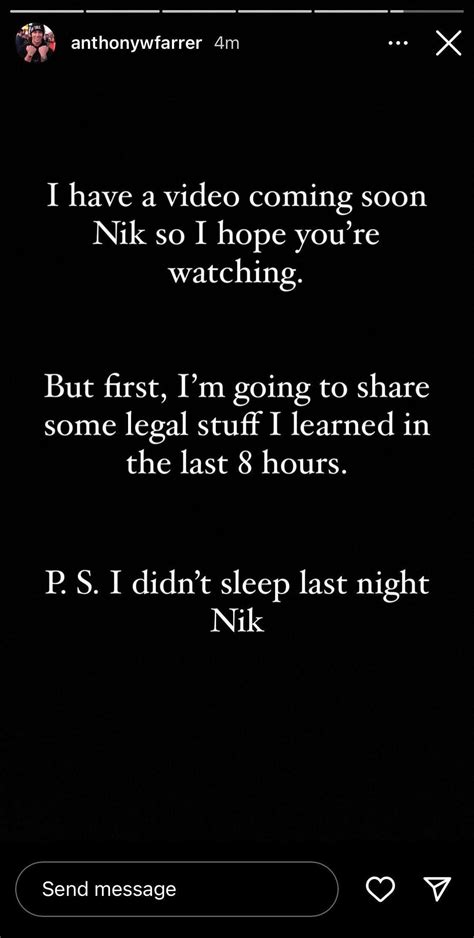“i Didnt Sleep Last Night Nik” 👃🏻👃🏻👃🏻 Rthetpgentleman