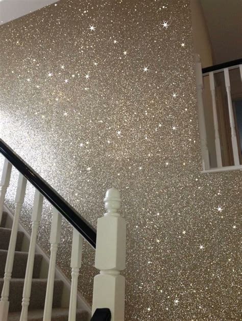 Sparkly Home Sparklywall Homeinspiration Silver Decorate Glitter Glitter Paint For Walls