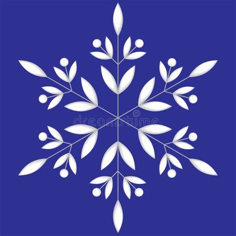 Decorative Snowflake Ornament Vector Stock Vector Illustration Of