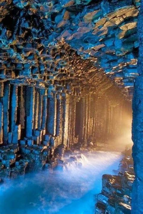 Fingals Cave In The Hebrides Islands Of Scotland Wonders Of The