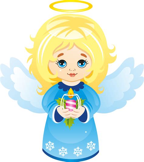 Cute Christmas Angel With Candle Clipart Gallery Yopriceville High