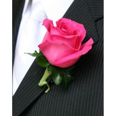 Pink Rose Boutonniere Divine Florist Green Cove Springs Florida
