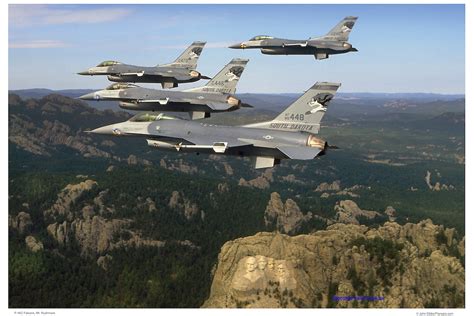 Over 300 have been delivered by early 1997, to four different customers. F16C.Rushmore_01_JMD.tif.jpg | Aviation Stock Photography