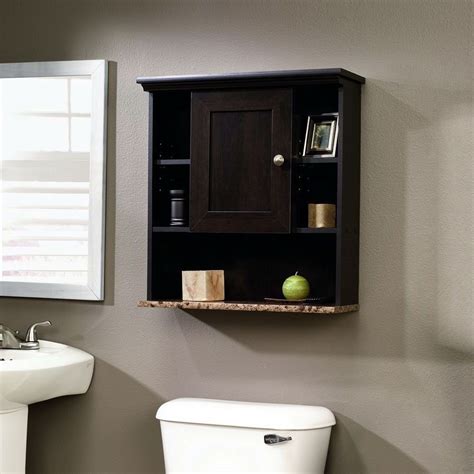 Divided between drawers and shelves, its considerable space will conceal all. Bathroom Wall Cabinet with 3 Adjustable Shelves in ...