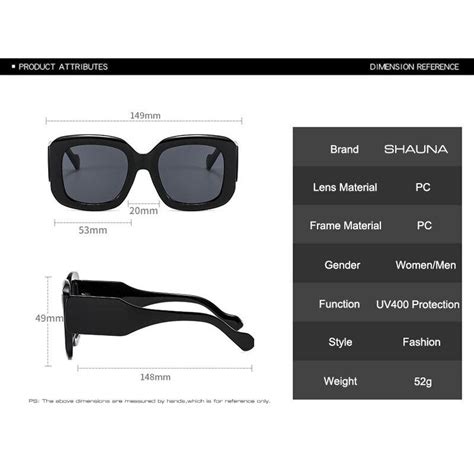 Buy Shauna Oversize Women Square Sunglasses Brand Designer Fashion Men Gradient Shades Uv400 At
