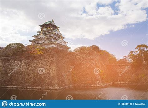 Osaka Castle Kansai Osaka Stock Photo Image Of Asia 128100180