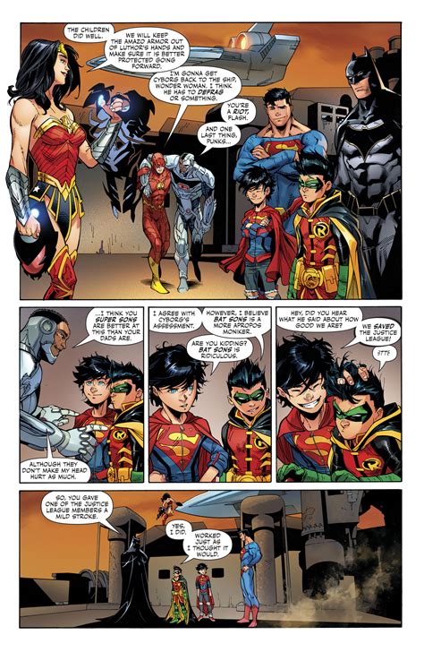 Super Sons Chapter Page