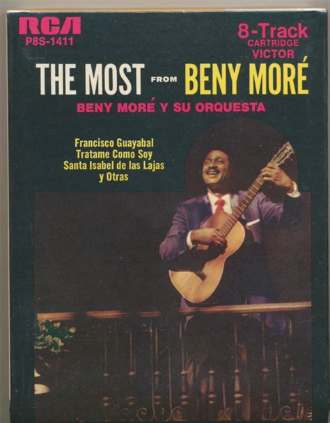 Beny Moré Y Su Orquesta The Most From Beny Moré 8 Track Cartridge